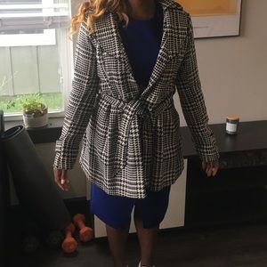 Houndstooth coat